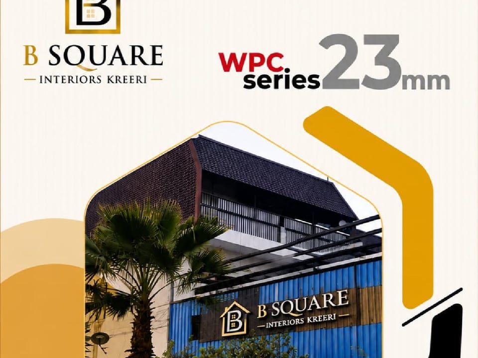 WPC louver sample finish from B Square Interiors catalog